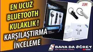 Ucuz Bluetooth Kulaklık İnceleme ve Karşılaştırması. A101 Go Smart GS-BT-01 Go Smart GS-BT-02