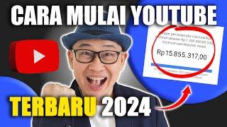 TUTORIAL TERLENGKAP Cara membuat channel YOUTUBE TERBARU 2024 Step by Step bagi YOUTUBER PEMULA