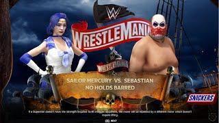 WWE 2K24 セーラーマーキュリー Sailor Moon vs セバスチャン Rumble Rose Sailor Mercury vs Sebastian Iron Man Match