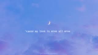 my love mine all mine - mitski lyrics video