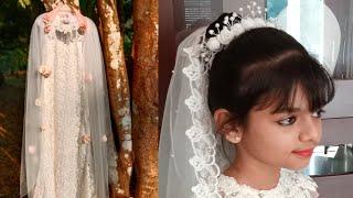 First Holy Communion DressHair style&Makeup