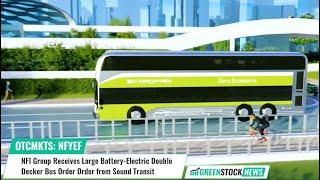 NFI Group $NFYEF Receives Large Battery-Electric Double Decker Bus Order Order from Sound Transit