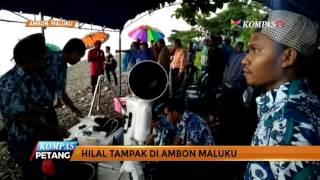 Hilal Tampak di Ambon Maluku