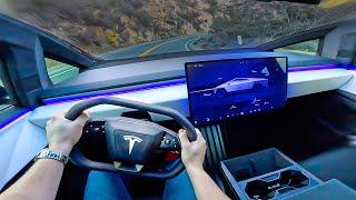 What Its Like To Drive A Tesla Cybertruck POV