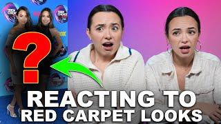 Reacting To Our OLD Red Carpet Looks - Merrell Twins