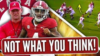 The Alabama Crimson Tide Are Not What You Think...  College Football News Milroe Moore