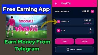 Earn Money From Telegram With VivaFtn  Ftn earning tutorial - Free earning app