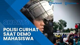 Viral Video Polisi Curhat saat Ditanyai Mahasiswa Demo Soal Minyak Goreng