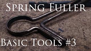 Blacksmithing Tools #3 Spring Fuller mild steel