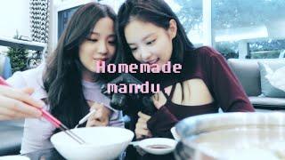 Homemade mandu vlog feat. JISOO