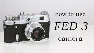 FED 3 Leica copy How to use - Video manual