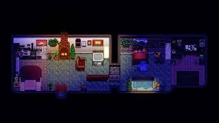 Stardew Valley - Fireplace Music Ambiance crackling fire soundtrack crickets