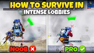 HOW TO SURVIVE INTENSE CONQUEROR LOBBIES IN BGMITIPS & TRICKS  Mew2.