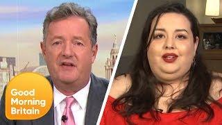 Piers Clashes With Model Angelina Duplisea on Whether Obesity Is Glorified  Good Morning Britain