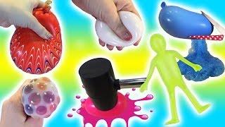 Whats Inside Squishy Toys All Homemade Stress Balls Snake Slime Orbeez Goo