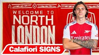 Riccardo Calafiori OFFICIALLY Joins Arsenal On A 5 Year Deal  Welcome To Arsenal