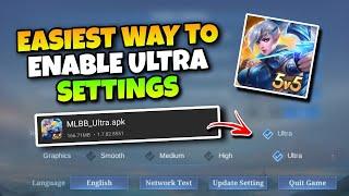 HOW TO ENABLE ULTRA GRAPHICS AND UTRA REFRESHRATE IN MOBILE LEGENDS 2023  LATEST ULTRA SETTINGS