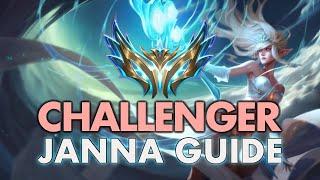 Season 12 Challenger In-depth Janna Guide Runes Items Laning Tips & Tricks - League of Legends