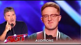 Lamont Landers Simon Gets ANGRY With Contestant Than Gives Him Second Chance  AGT 2019