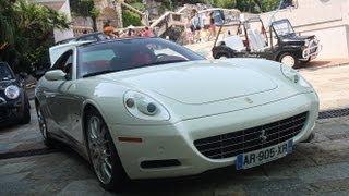 RARE Ferrari 612 Scaglietti One-to-One in Monaco Start-up and Driving Scenes 1080p Full HD