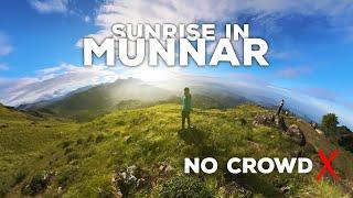 Best Sunrise Point in Munnar not Kolukkumalai  No Crowd  Munnar Vlog - Kerala Travel Video