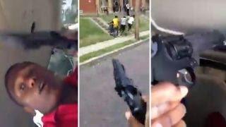 Shocking video of fake drive-by shooting has cops attention