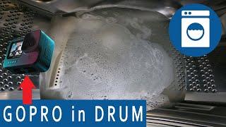 4K Camera inside washing machine drum GoPro Hero 9 Black
