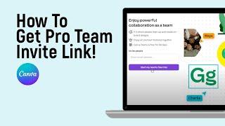 How to Get Canva Pro Team Invite Link easy