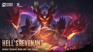 Hells Revenant  Moskov Infernal Wyrmlord  Skin Trailer  Mobile Legends Bang Bang