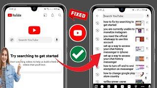 Cara Memperbaiki Masalah YouTube Coba Mencari Untuk Memulai 2024  YouTube Tidak Ditampilkan