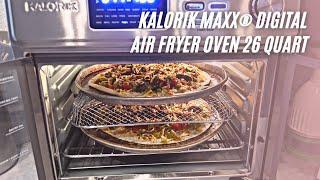 Kalorik MAXX® Digital Air Fryer Oven 26 Quart Review & How To Use  Toaster Oven & Air Fryer Combo