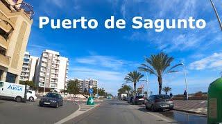 PUERTO DE SAGUNTO VALENCIA  Driving Tour - España 4K60fps