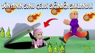 DÜNYANIN SONU GELDİ SIĞINAĞA SAKLANDIK  ROBLOX RADİANT RESİDENTS