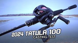 2024 Daiwa TATULA 100 Casting Test Superb Control