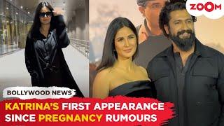 Katrina Kaifs FIRST appearance since pregnancy rumours stuns in black outfit at Mumbai airport
