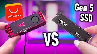 Bad Idea PCIe Gen 5 SSD vs. AliExpress Heatsinks