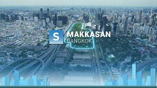 Bangkok Makkasan Future Project Aerial 4K Drone View