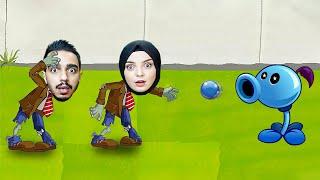 BAHÇEYE GİREN ZOMBİLERİ BİTKİLER DURDURDU   Plants VS Zombies