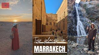 Top 10 places to visit in Marrakech highlights of our trip - 2024  4K