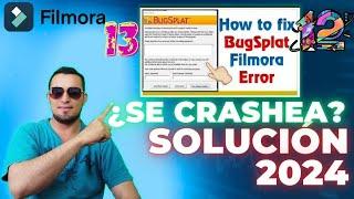 SOLUCIÓN 2024FILMORA se cierra inesperadamente Error BugsPlat