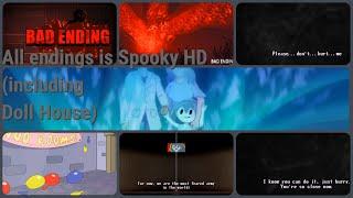 All endings in Spooky HD including Doll House and mini guides to getting these endings