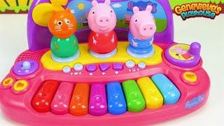 Genevieve Plays with Peppa Pig and Pororo the Little Penguin Musical Toys