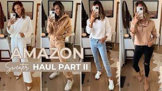 Amazon Sweater Try-On Haul Part II  AMAZON SWEATERS UNDER $50