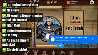 Shadow Fight 2 – Titan Mod  unlocked everything Titan Mod max level and etc 