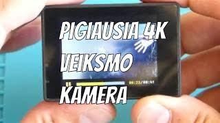 Pigiausia 4K veiksmo kamera iš Kinijos  Cheapest 4K action camera FuriBee F60