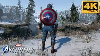 MCU CAPTAIN AMERICA THE FIRST AVENGER GAME Combats Gameplay  Marvels Avengers 4K 60fps