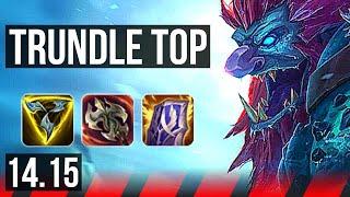 TRUNDLE vs TRYNDAMERE TOP  7 solo kills 37k DMG  EUW Diamond  14.15