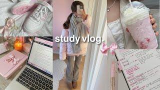 STUDY VLOG school days in my life thrift shopping + more