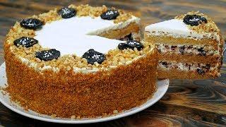 Russian honey cake  Easy recipe