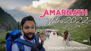Amarnath Yatra 2022  Amarrnath Trip Vlog  Amarnath Travel Cost  Kedarnath Yatra Information